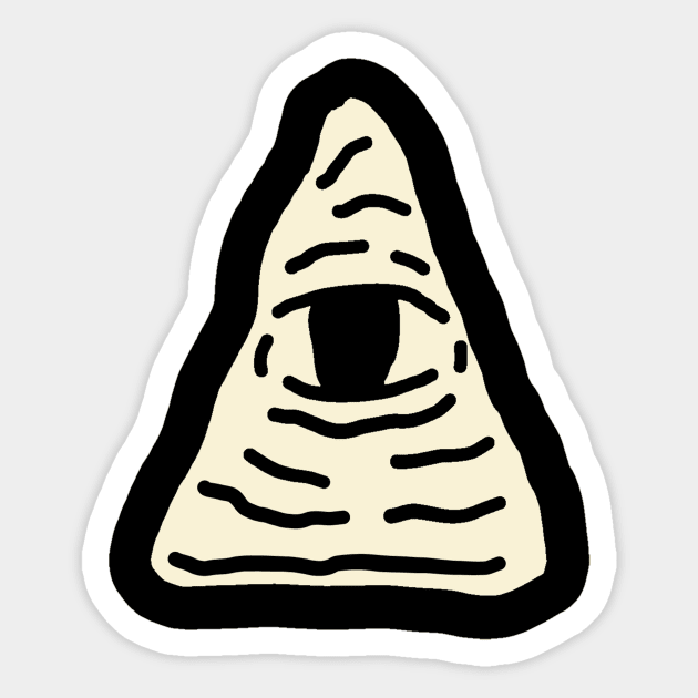 Illuminati Sticker by Dwarf's forge